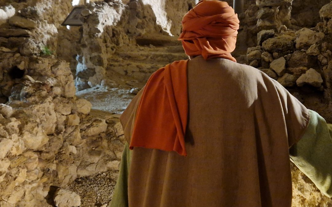 VISITA GUIADA TEATRALIZADA A SIYASA POR EL GRUPO DE TEATRO DE LA ASOCIACIÓN CULTURAL SAN BARTOLOMÉ.