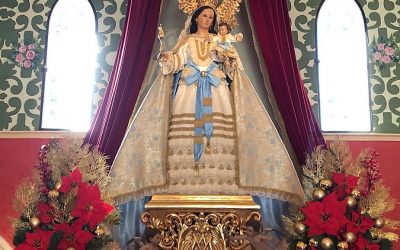 LLEGADA DE NUESTRA PATRONA, LA VIRGEN DEL BUEN SUCESO, AL PUENTE DE HIERRO