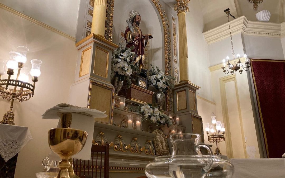 MISA EN HONOR A SAN BARTOLOMÉ, SÁBADO 11 DE NOVIEMBRE.