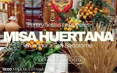 Misa huertana y procesión de San Bartolomé el día 24 de agosto
